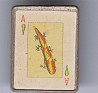 Spanish Card-As Of Bastos  Multicolor Spain  Metal. Subida por Granotius